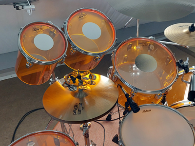 Building DIY Amber Toms like Ludwig Vistalite