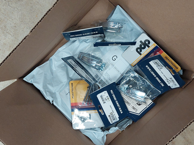 Lugs and mounts for DIY Amber Toms like Ludwig Vistalite