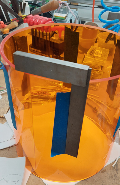 Drilling holes for DIY Amber Toms like Ludwig Vistalite