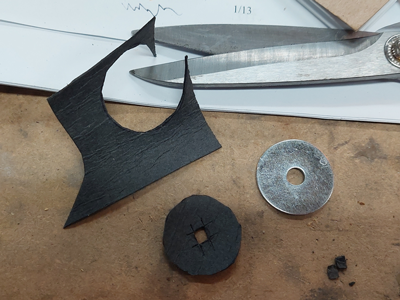 Washers for DIY Amber Toms like Ludwig Vistalite