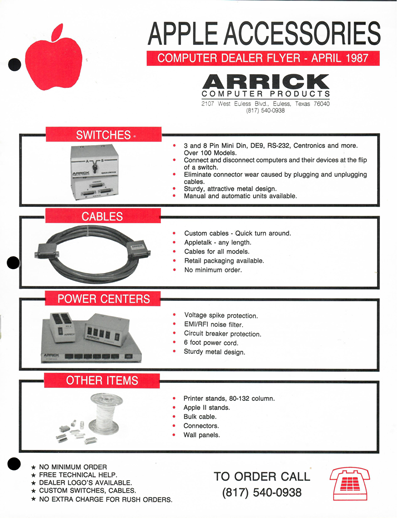 Arrick Computer catalog Apple