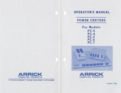 Arrick Computer Power Centers
