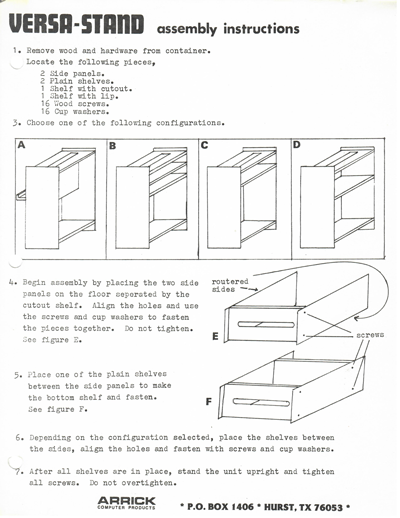 Arrick Products VersaStand