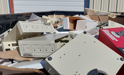 Arrick Robotics dumpster