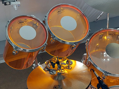Building DIY Amber Toms like Ludwig Vistalite