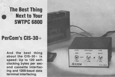 Percom CIS-30+ Cassette Interface