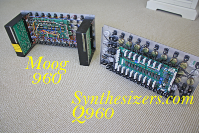 Q960 Sequencer and Moog 960 back