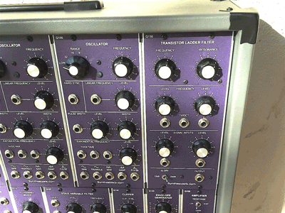 Purple Synthesizer by Roger Arrick