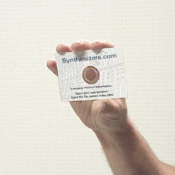 Synthesizer.com Roger Arrick business card CD