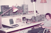 Roger Arrick home lab 1985