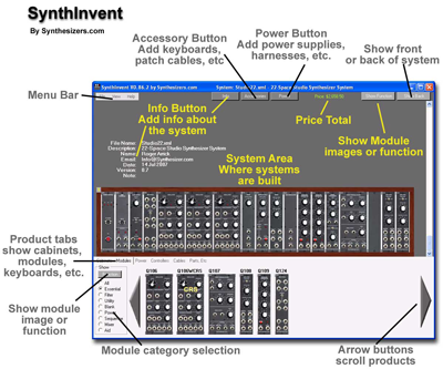 Synthesizers.com SynthInvent Features