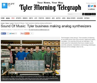 Synthesizer.com Tyler paper