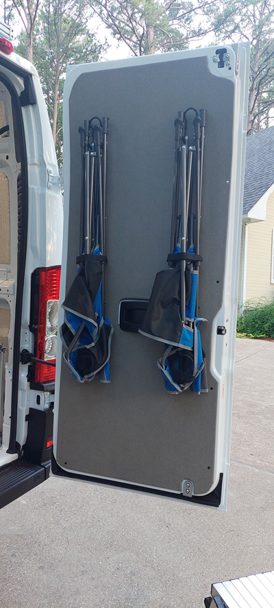 Promaster rear door coverings
