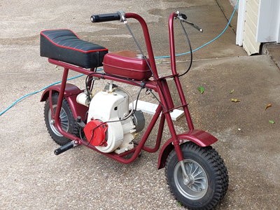 RUPP 1968 C250 Minibike restoration